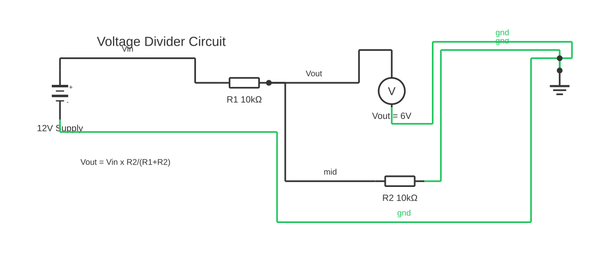 The12volt com wiring diagrams showing battery, resistor and voltmeter with 6 wired connections